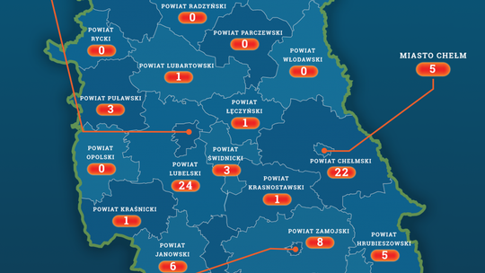 Koronawirus w woj. lubelskim. Aktualna mapa przypadków COVID-19 i kwarantanny [stan na 1.04]