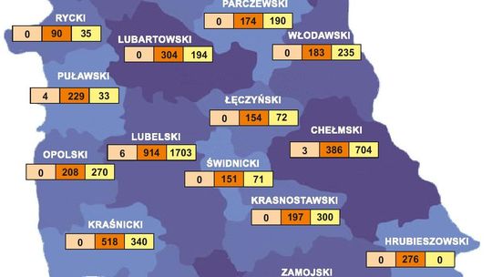 Koronawirus w woj. lubelskim. Nowe hospitalizacje, kwarantanna [mapa - stan na 26.03]