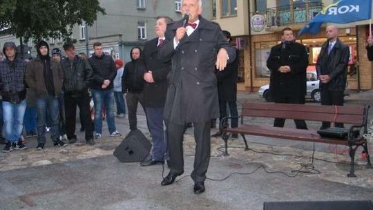 Korwin Mikke w Chełmie: Polska potrzebuje kontrrewolucji
