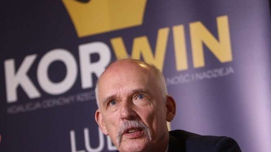 Korwin-Mikke w Lublinie o lustracji i 500 zł na dziecko