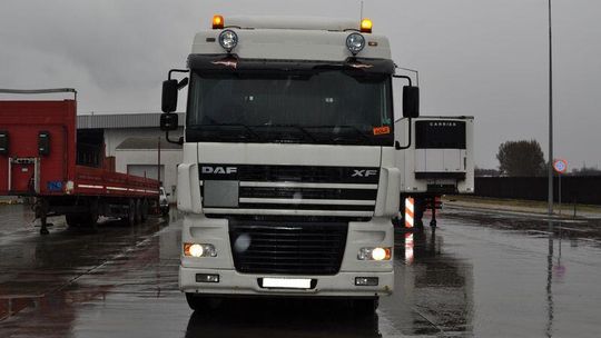 Kradziona ciężarówka warta 80 tys. zł zatrzymana na granicy w Dorohusku