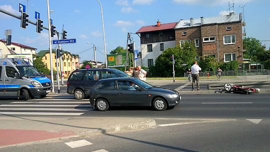 Krańcowa: Kierowca skutera trafił do szpitala