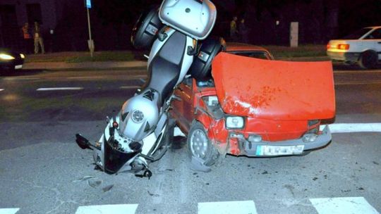 Kraśnik: Maluch wymusił pierwszeństwo na motocyklu 