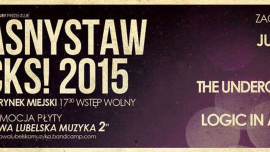 Krasnystaw Rocks. Zagrają Juvenate, Haust, The Underground Man, Logic in Action!