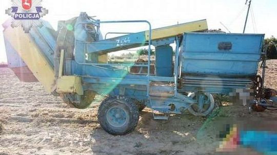 Krasnystaw: Śmiertelny wypadek podczas prac polowych