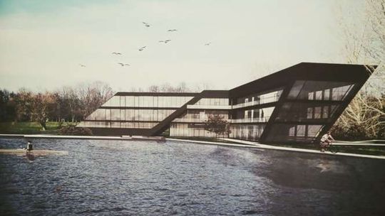 Kryty stok narciarski, motel z klubem jachtowym. Tak młodzi architekci widzą miasto (wizualizacje)