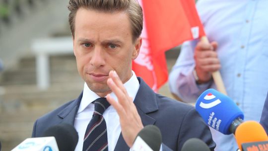 Krzysztof Bosak na wiecu w Lublinie o 5 latach bezczynności PiS