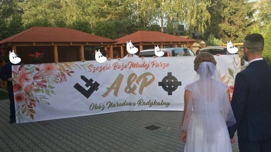 Krzyż celtycki i falanga. Ośrodek Monitorowania Zachowań Rasistowskich i Ksenofobicznych o ślubie w Lublinie