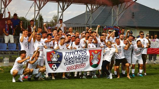 KS Drelów znowu cieszył się z awansu