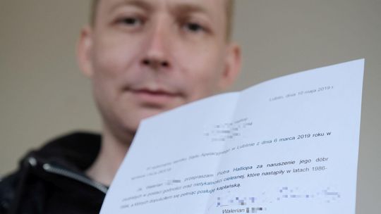 Ksiądz Walerian S. przeprosił mieszkańca Lublina za pedofilię. Wysłał list z jednym zdaniem