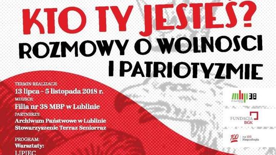 "Kto ty jesteś? - rozmowy o wolności i patriotyzmie”. W bibliotece o historii