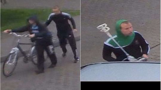 Ktoś ukradł lodówkę. Monitoring nagrał w okolicy tych trzech mężczyzn