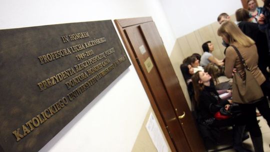 KUL ma aulę Lecha Kaczyńskiego. W sobotę przyjedzie do niej Jarosław Kaczyński