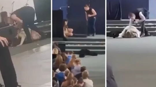 Kuria przeprasza za szokujące rekolekcje. W kościele szarpał i wyzywał półnagą kobietę