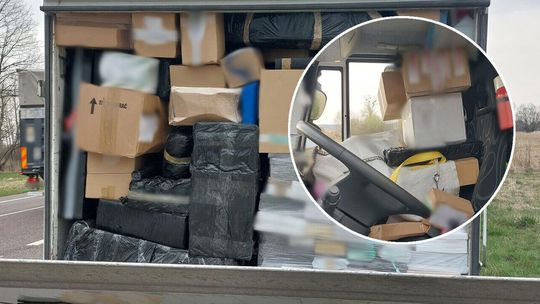 Kurier chciał zabrać wszystko. Ten widok zaskoczył nawet kontrolerów