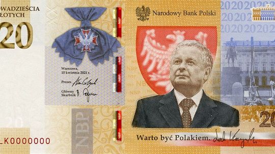 Lech Kaczyński na banknocie. Gdzie można taki kupić?