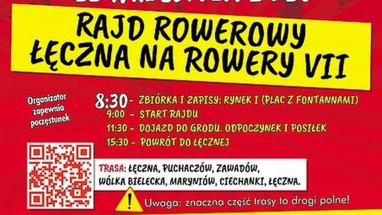 Łęczna na rowery. Rajd rowerowy