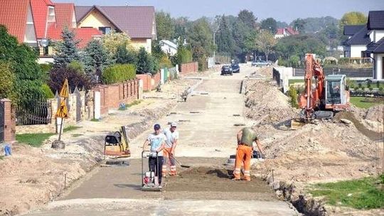 Łęczna: Różana w budowie