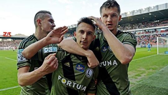 Legia wygrała w Krakowie, ale Jaga pozostała liderem
