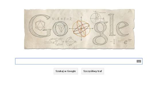 Leonhard Euler: Google upamiętnia szwajcarskiego matematyka i fizyka