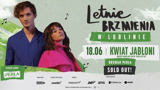 Letnie Brzmienia. Zalewski i Kwiat Jabłoni w weekend na koncertach w Lublinie