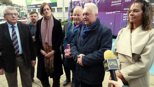 "Lewicobus" w Puławach. Kandydaci obiecali drogę i siedzibę Grupy Azoty