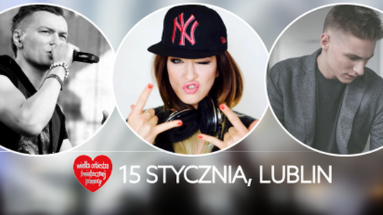 Liber, INA i Adam Stachowiak zagrają podczas lubelskiej WOŚP