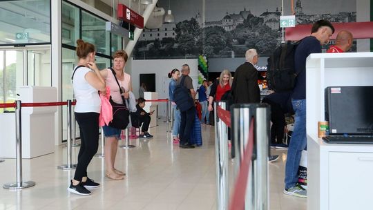 Listopad w Porcie Lotniczym Lublin. Po 16 miesiącach pierwszy ze wzrostem