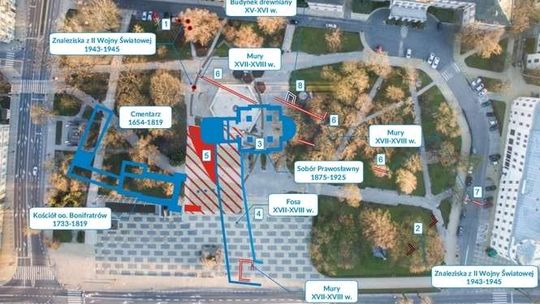 Litewski odkryty spod ziemi. Co odnaleźli badacze na remontowanym placu?