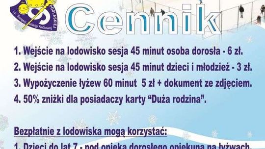 Lodowisko w Białej Podlaskiej: Ceny, godziny otwarcia