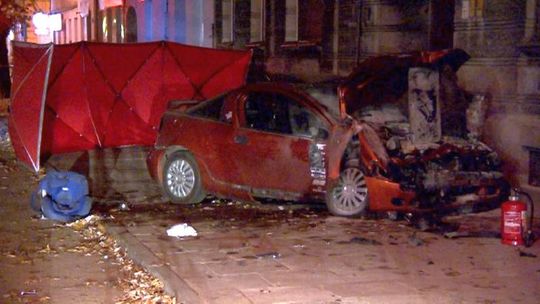 Łódź. Pijany kierowca śmiertelnie potrącił 8-letniego chłopca i 68-letnią kobietę (wideo)