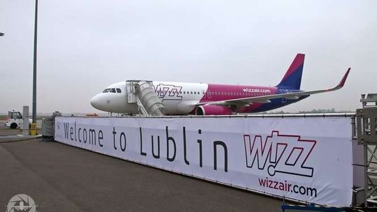 Lotnisko Lublin: Rusza baza Wizz Air, samolotem do Glasgow i Brukseli (wideo)
