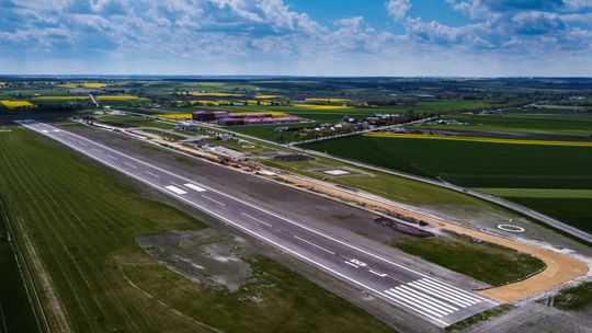 Lotnisko przestaje być placem budowy