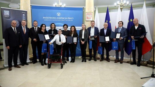 Lubelscy pracodawcy wyróżnieni za dbałość o bezpieczeństwo pracy