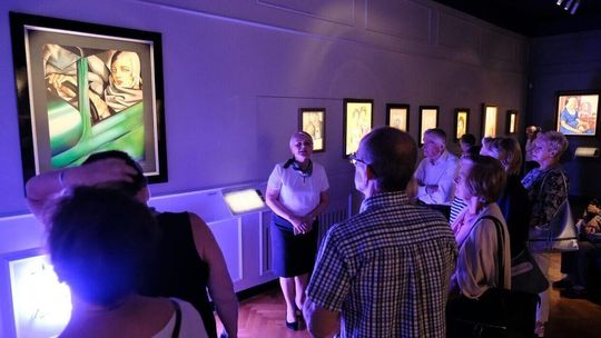 Lubelscy seniorzy z wizytą u Tamary Łempickiej 