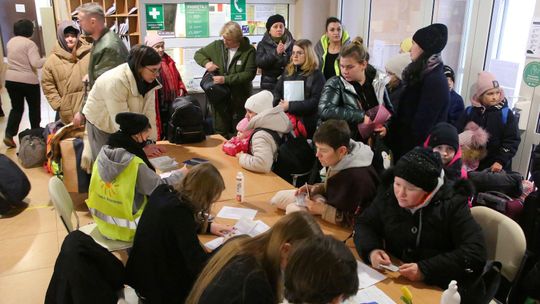 Lubelski akademik pełny uchodźców z Ukrainy. "Bez względu na to, jak tu dobrze, bardzo chcemy wrócić do domu"