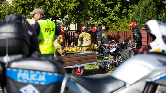 Lubelskie: 27-letni kierowca quada wjechał w ciężarówkę. Był pijany [zdjęcia]