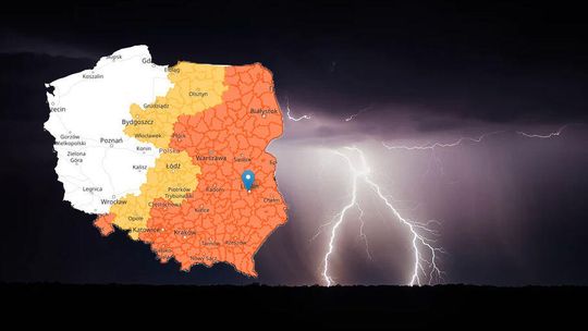 Lubelskie: Burze z ulewnymi deszczami oraz gradem. Ostrzeżenie IMGW