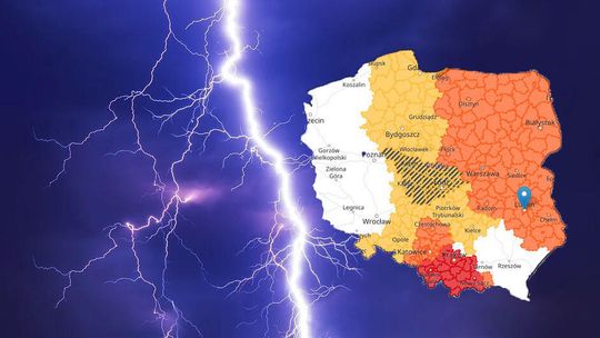 Lubelskie: Burzowa aura i intensywne opady deszczu nas nie opuszczą. Ostrzeżenie IMGW