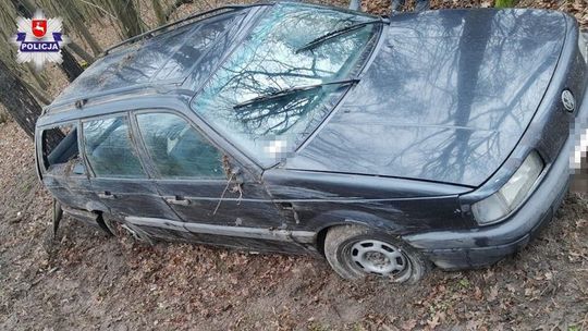 Lubelskie: Chciała uniknąć wypadku. Uderzyła w drzewo