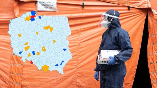 Lubelskie: Jeden z powiatów „niebieski”. Grożą dodatkowe obostrzenia