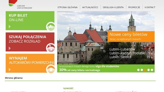 Lubelskie Linie Autobusowe z nową stroną internetową