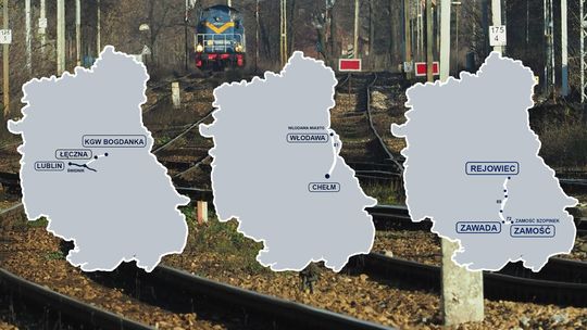 Lubelskie. Na razie palcem po mapie, kiedyś może pociągiem. Plany trzech linii kolejowych