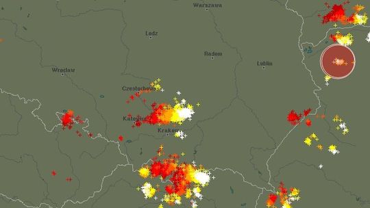 Lubelskie: Nie tylko upał. IMGW ostrzega przed burzami z gradem