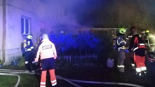 Lubelskie: Niepełnosprawny zaalarmował o pożarze