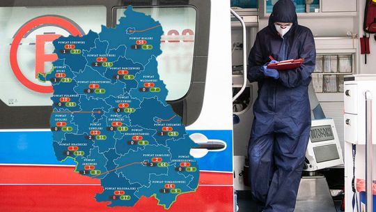 Lubelskie: Nowe przypadki zakażenia, jeden chory zmarł. Aktualna sytuacja epidemiologiczna
