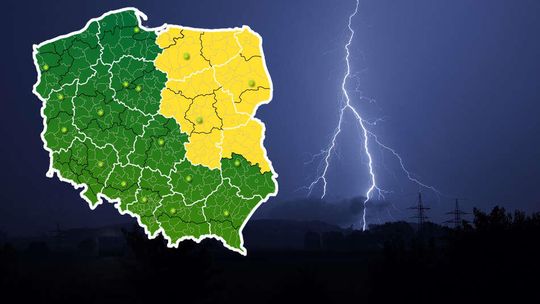 Lubelskie: Ostrzeżenie o możliwych burzach odwołane