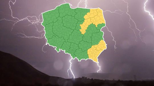 Lubelskie: Ostrzeżenie pogodowe. Nadchodzą burze z gradem
