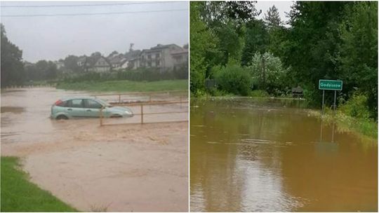 Lubelskie. Po ulewach zalane drogi i piwnice, powalone drzewa. Nie działały nawet telefony