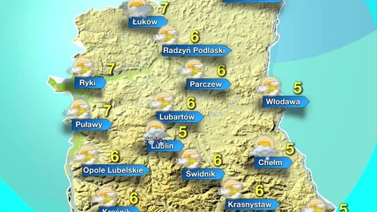 Lubelskie. Pogoda na 23 marca. Trochę śniegu spadnie